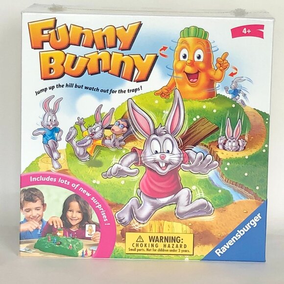 New Sealed Ravensburger Game Funny Bunny 4 Years Plus -Quick and Fun Family Game - Picture 4 of 15